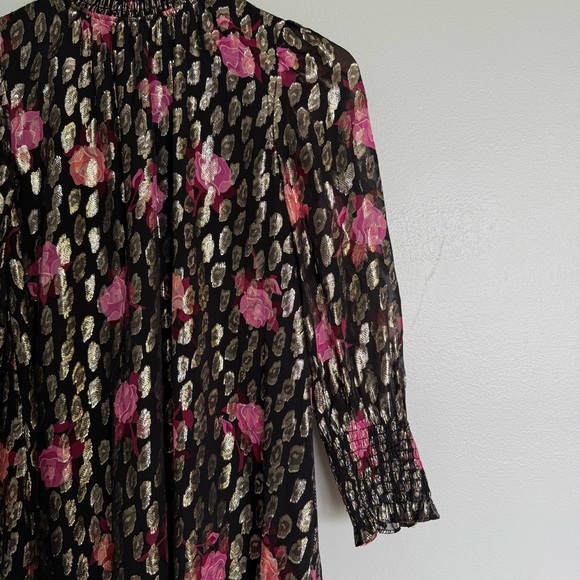 Kate Spade New York Rose Garden Smocked Shift Dress - Picture 7 of 12